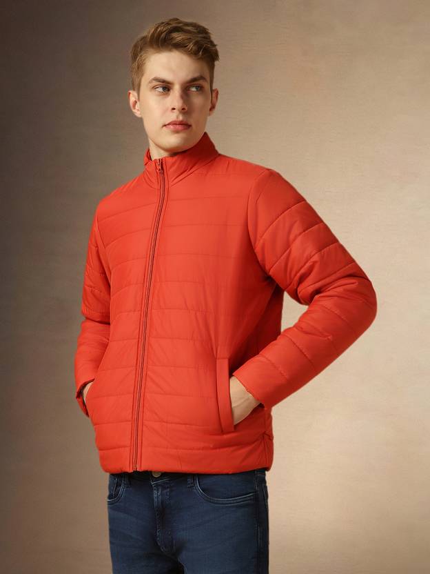 Men Solid Padded Jacket