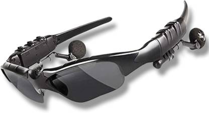 ShivaEstore Digital Portable Wireless Sunglasses with Bluetooth Headset For Men & woman  (Black)